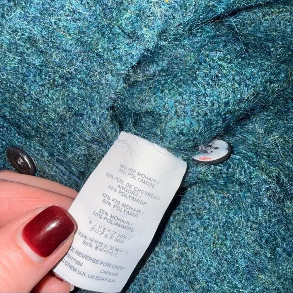 J. Crew Blue-Green Knit Sweater - Picture 6 of 7
